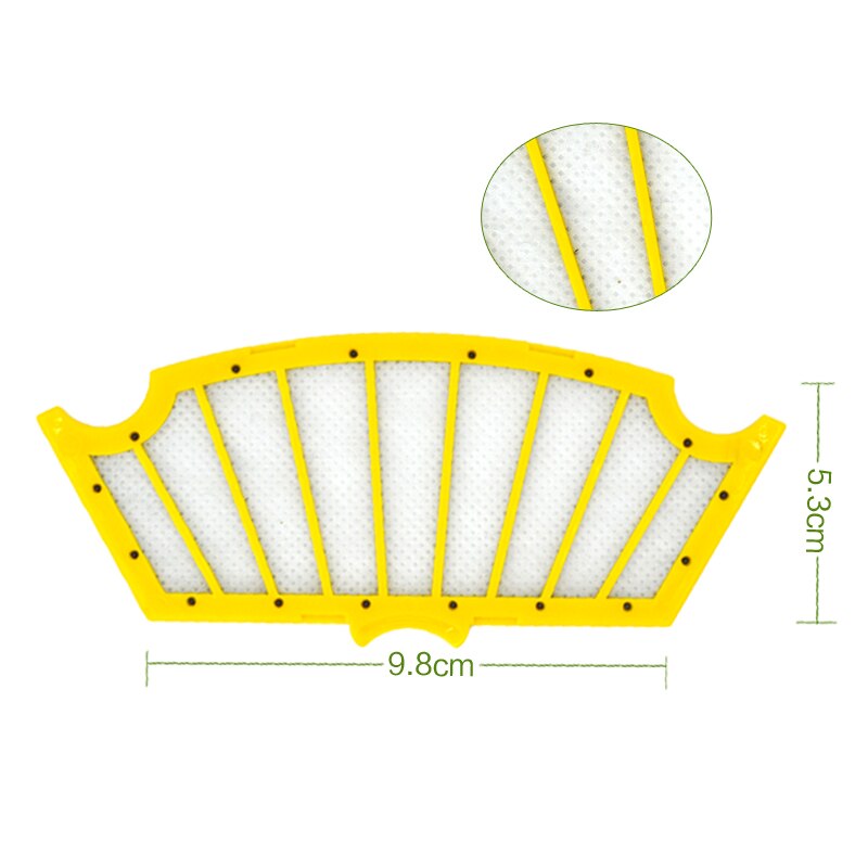 For iRobot Roomba 500 510 520 527 528 530 532 535 540 550 560 562 570 572 580 581 585 590 Side Brush Filter Vacuum Cleaner Parts