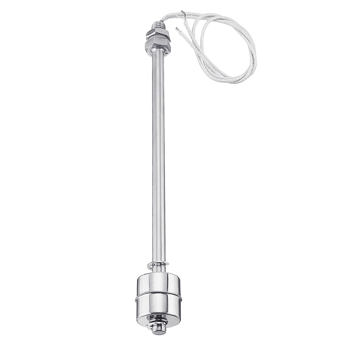 Internal Float Switch Stainless Steel Vertical Liquid Water Level Controller Sensor 45/75/100/150/200mm 10W / 50W