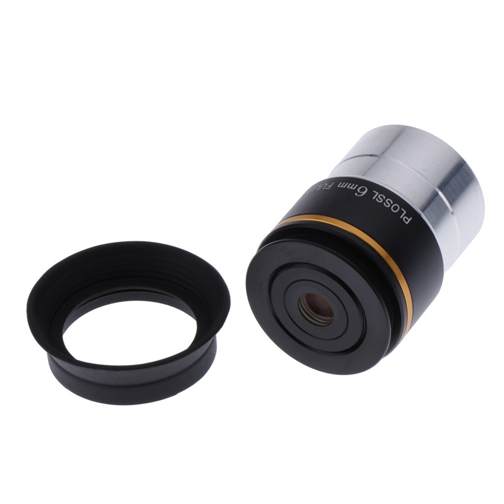 Kit de accesorios para telescopio de 1,25 pulgadas, ocular Plossl de 6mm
