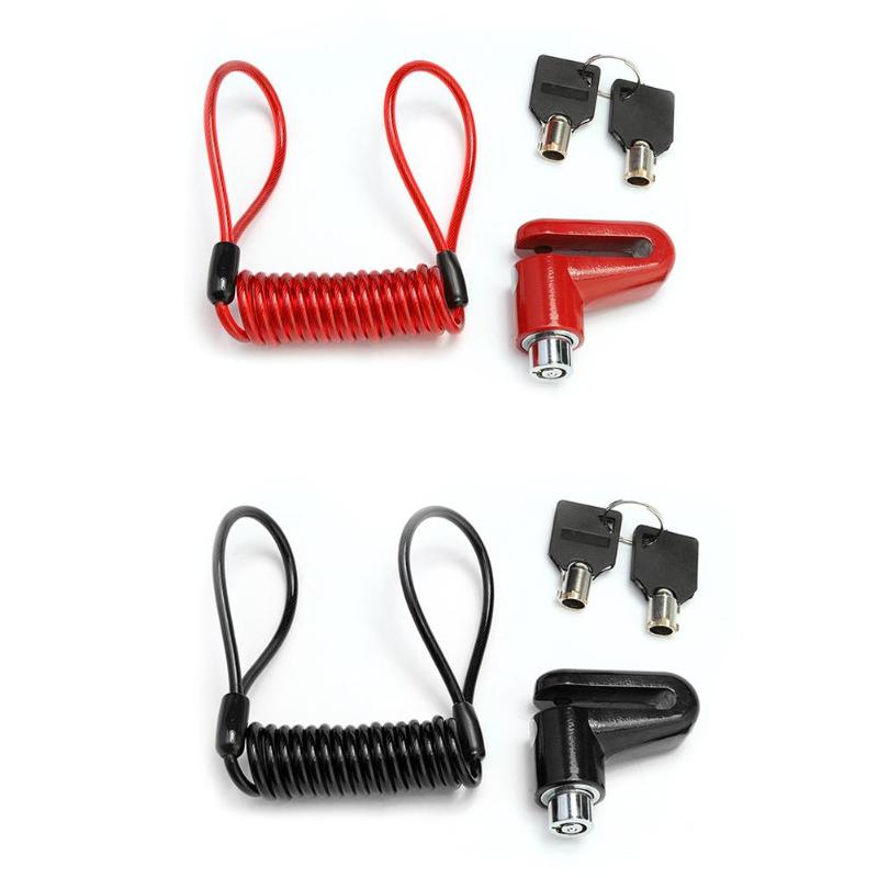 Scooter lock Anti-Theft Disc Brakes Lock with Steel Wire for Xiaomi M365 Electric Scooter Skateboard Wheels Lock Disc Brake