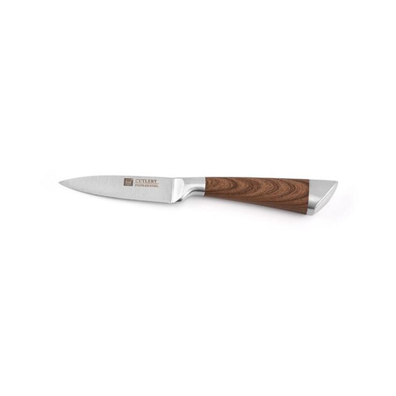 Little Cook 6 Stuk Handgemaakte Japanse Keukenmessen Set Sharp Vaste Blade Officemes Utility Cleaver Sushi Koksmes Koken gereedschap: Paring knife