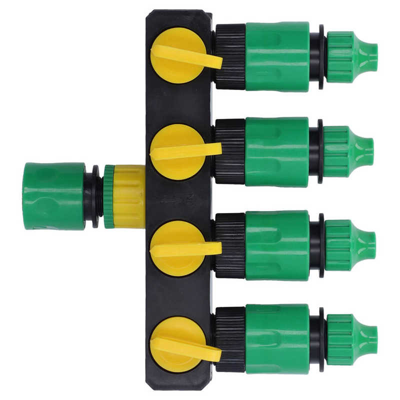 Faucet Splitter 4 Way Water Hose Splitter for Plant Watering for Irrigation