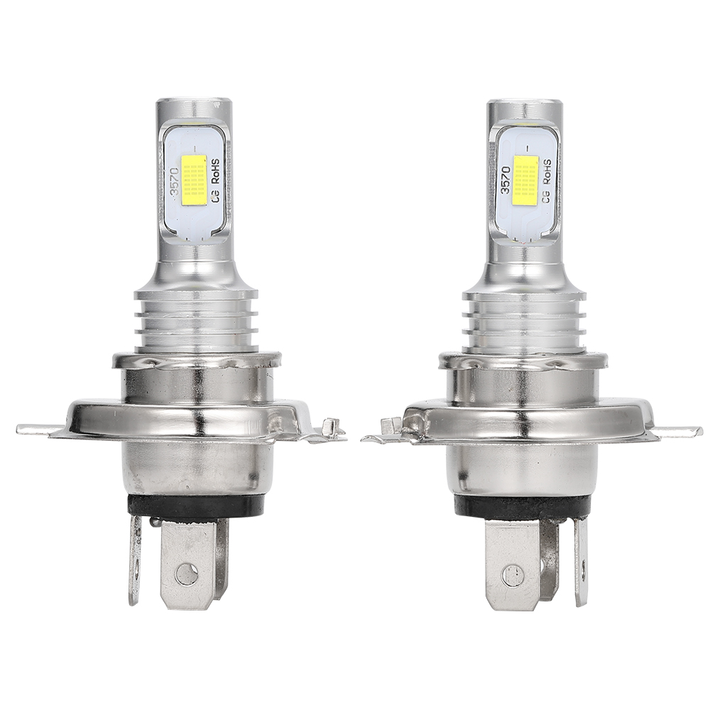 2 stk.  h1 led-forlygter til bil 880 881 9005 9006 h3 h15 h4 h7 h11 bilpære, fjernlys, nærlys, tågelygter til langdistancekørsel 12v 6000k