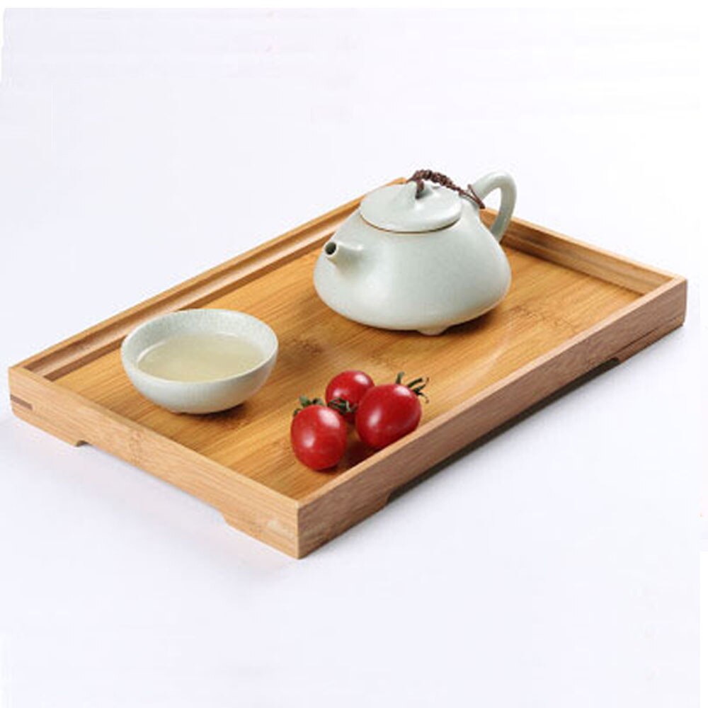 Completed Size Natural Bamboo Tea Tray Restaurant ... – Grandado