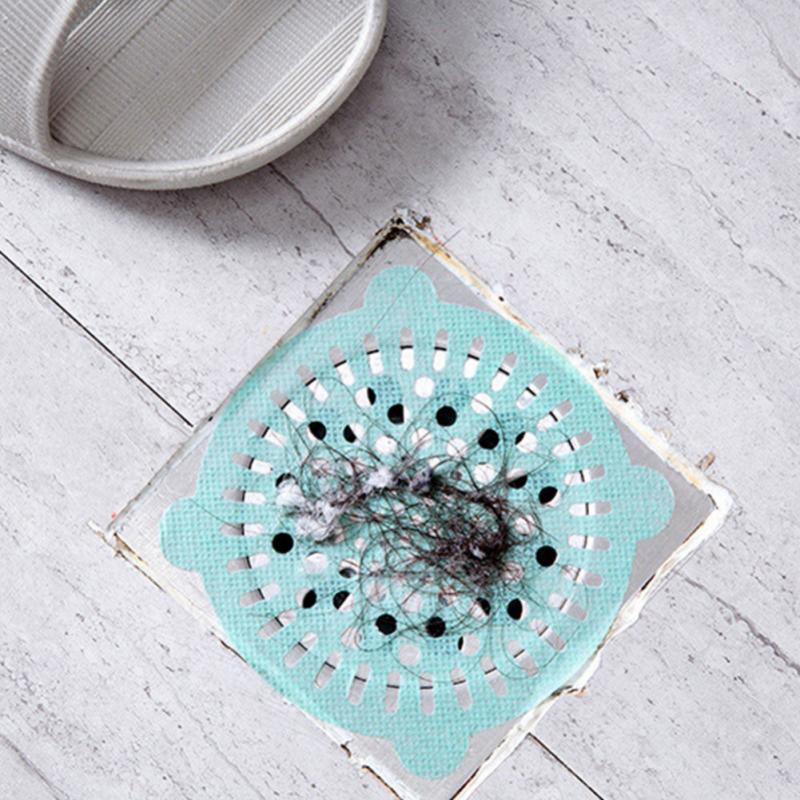 Huishoudelijke Aanrecht Filter Douche Putdeksel Netto Stickers Haar Catcher Stopper Wegwerp Badkamer Afvoerputje Cover