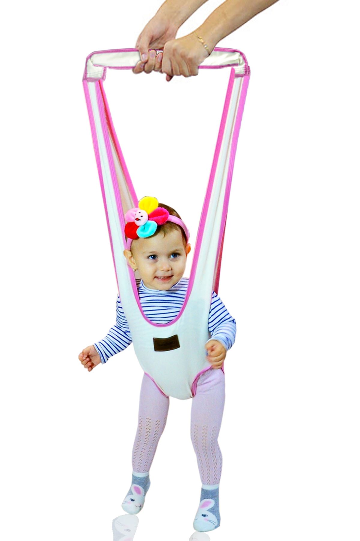 Girl Boy Pink Baby Walking Toddler Hand Walker Booster Babies Bouncy Activity Safe Walking Aid sturdy material Models