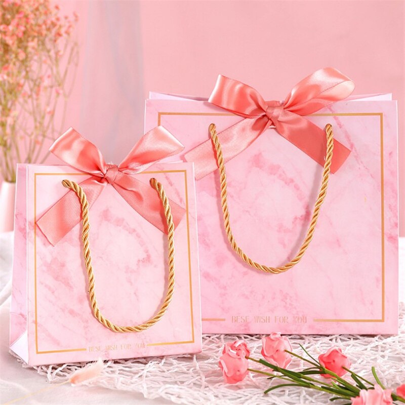 1 Pcs Snoep Pakket Bruiloft Papier Verpakking Dozen Valentijnsdag Party Grote Zak Snoep Opslag tas