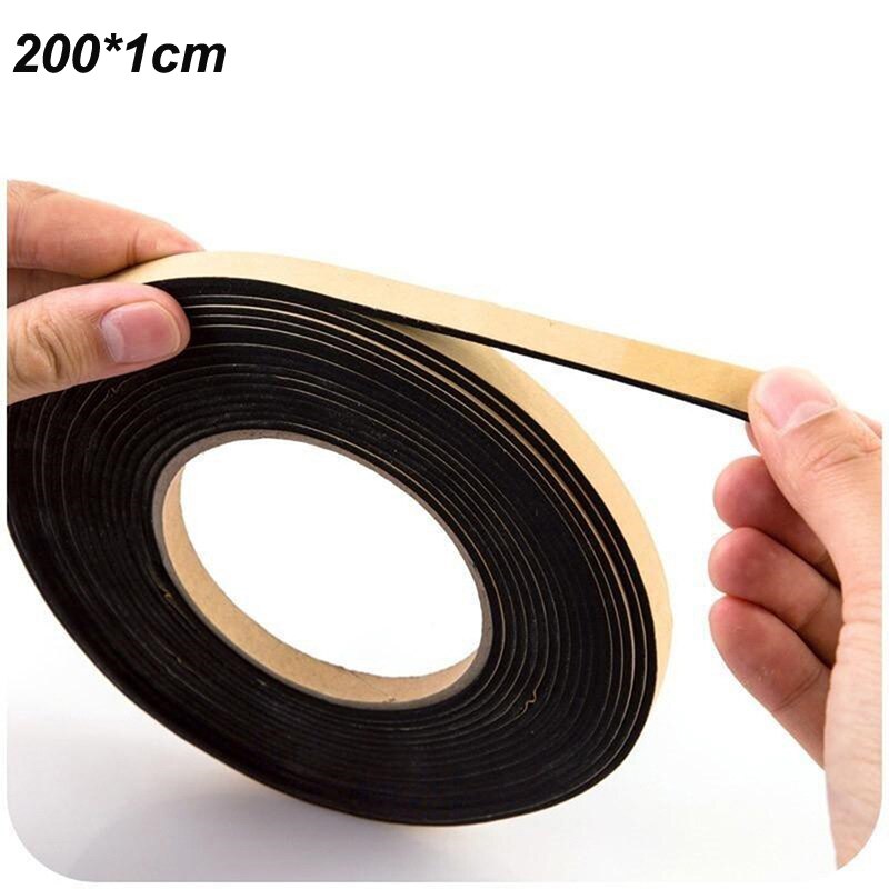 3.2m*22mm Self Adhesive Tape Waterproof Anti Moisture Bathroom Mosaic Wall Sticker Kitchen Stickers Sink Door Window Slit Strip: black 200cm type 1