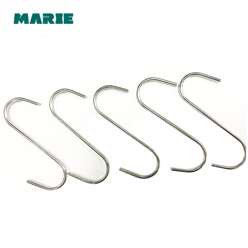 Gancho para colgar en forma de S de acero inoxidable, ganchos para colgar ropa de baño o cocina, ganchos para colgar ollas