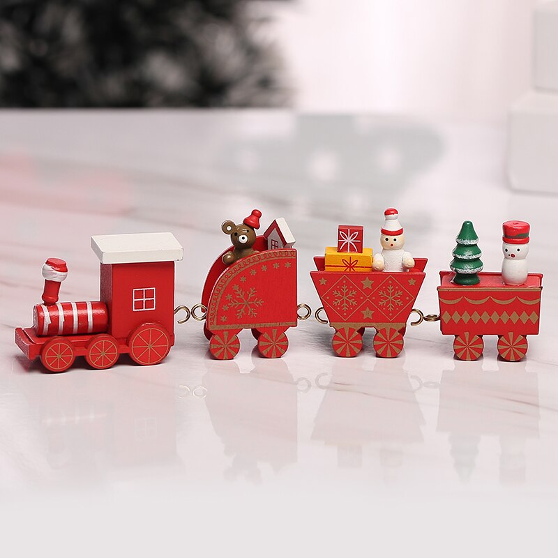 Luanqi juletræ træ håndværk legetøj børn favoriserer julepynt til hjemmet julemanden snemand natal noel: 28-25