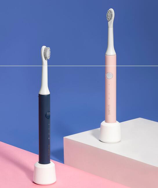 Xiaomi-cepillo de dientes eléctrico sónico SO WHITE, 2 colores, limpieza profunda de dientes, cerdas DuPont pequeñas y portátiles, carga inductiva