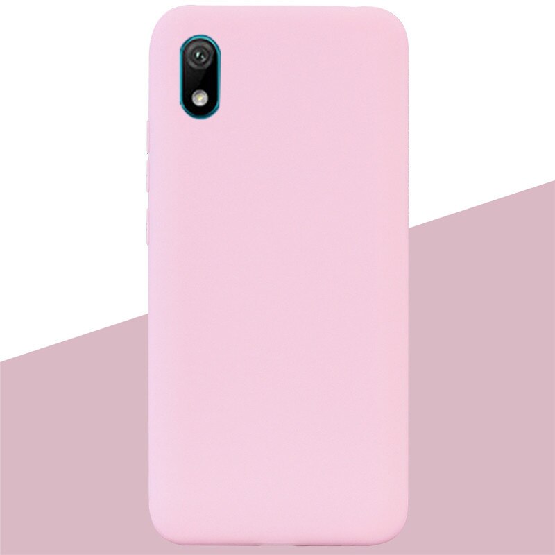 For Huawei y5 Case Silicone TPU back Cover Soft Phone Case For Huawei Y5 Coque Shell Y 5 5.71 inch Shell Fundas: 11 Light Pink