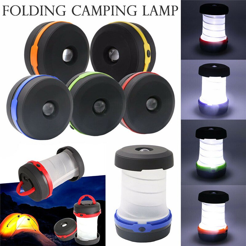 ZANCAKA Folding Camping Lantern Retractable Led Tent Flashlight Outdoor Light 3 Mode LED Lantern For Hiking Emergencies Torch
