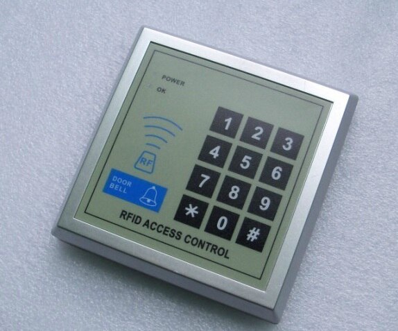 Access Control System with Door Exit Push Button Switch +10 rfid ID card