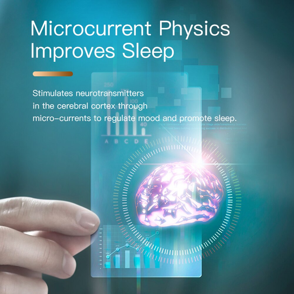 Microcurrent Sleep Aid Instrument USB Charging Intelligent Sleep Device Hypnosis High Pressure Relief Relaxation Dropshiping