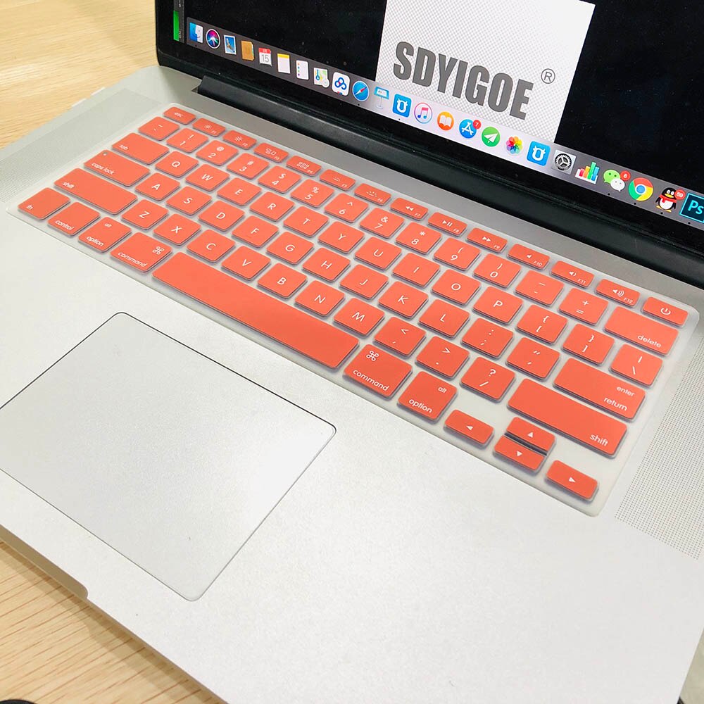 Laptop keyboard cover for macbook air 13inch model A1466 A1369 U.S. Edition Us-Enter English text Keyboard protective film: F