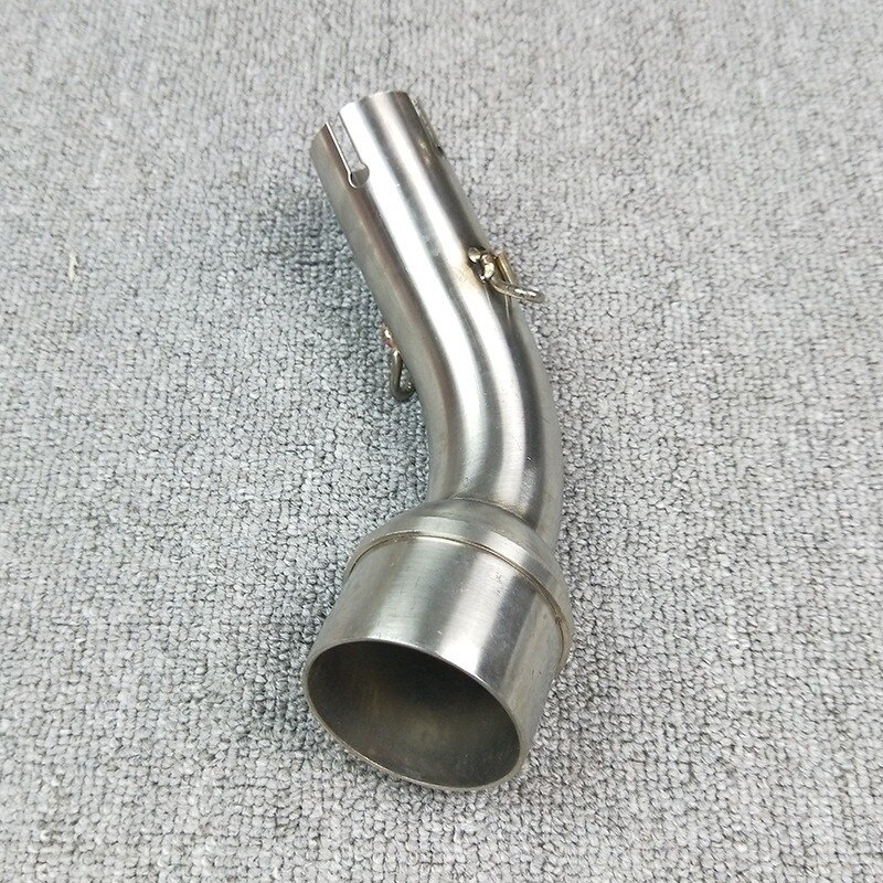 Motorcycle Exhaust Adapter 51MM Slip on Link Pipe Escape Mid Tube Clamp Connector for YAMAHA YZF R25 R30 R3