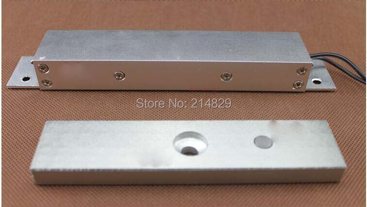 LPSECURITY 180kg holding force invisable concealed electric magnetic lock for home office wooden glass door access control