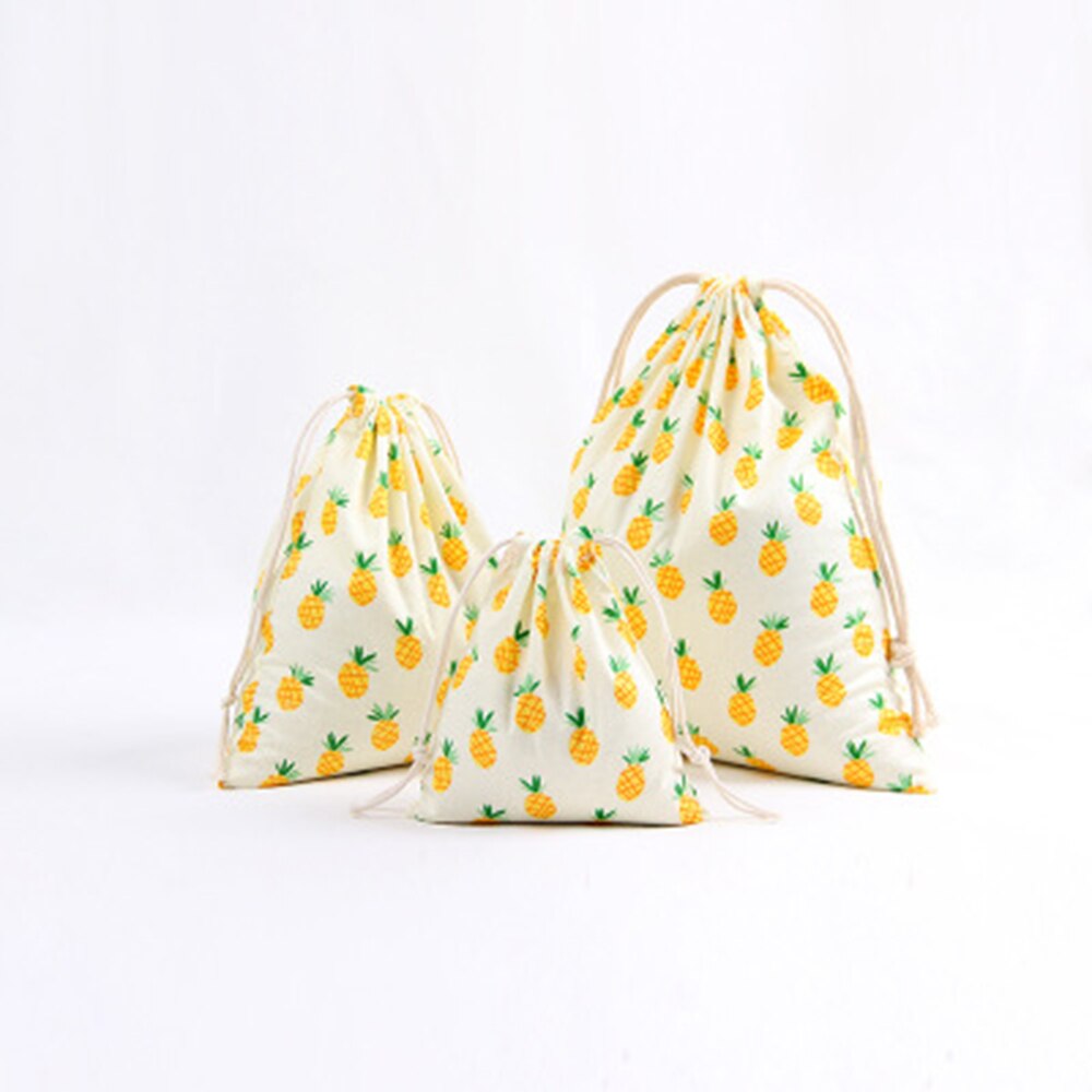 Maat sml katoenen trekkoordtas cosmetische tas reis make-up sieradendoos organizer dames heren opbergtas prijs: 3- meter