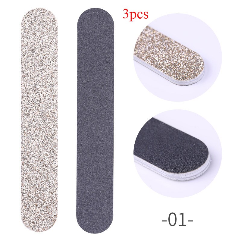 5 st dubbelsidiga nagelfilsset slipsvamp slipblock slipmaskin nagelbuffert nagelkonst verktygssats salong