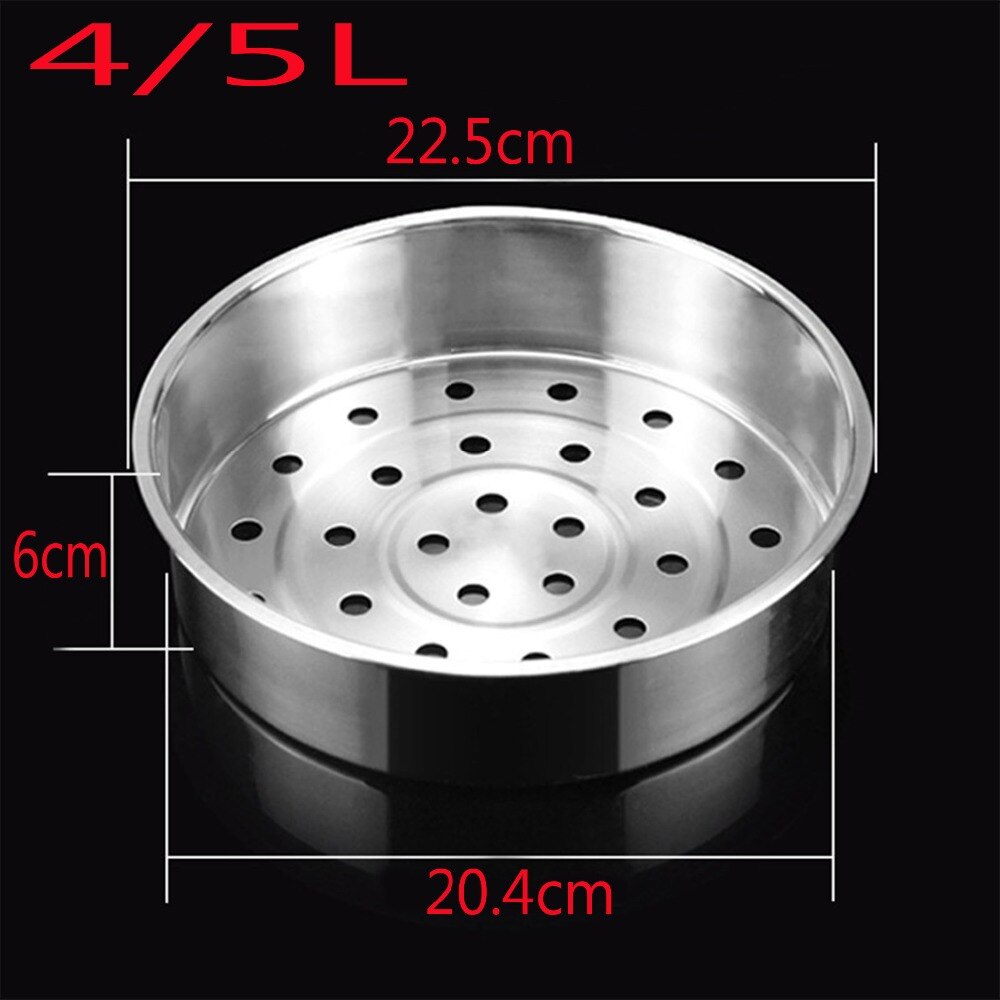 3L 4L 5L Steamed Rice Cooker Rice Cooker Stainless Steel Steamer Steamed Grid Layer Steamer Longti