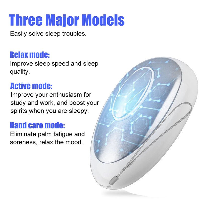 Hand-held Sleep Aid Device Hand-held Sleeping Massage Physiotherapy Tool Sleep Instrument Relaxation Sleep Hypnosis Sleep Device