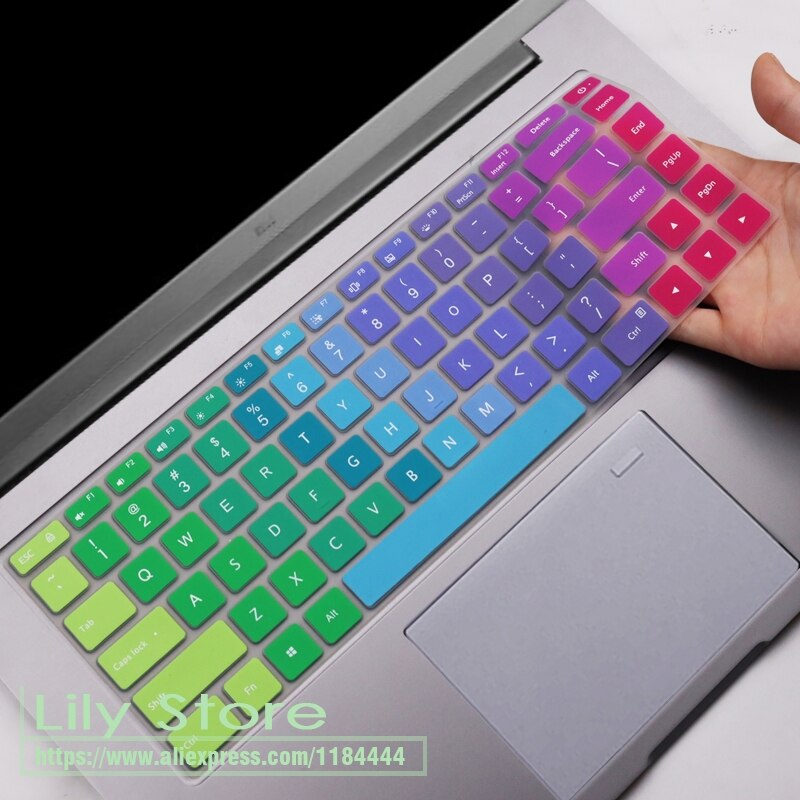 Dla Xiaomi RedmiBook 16 Laptop AMD Ryzen 4700U/4500U Redmi Book 16.1 Cal 2020 Laptop silikonowa klawiatura pokrywa Protector: rainbow