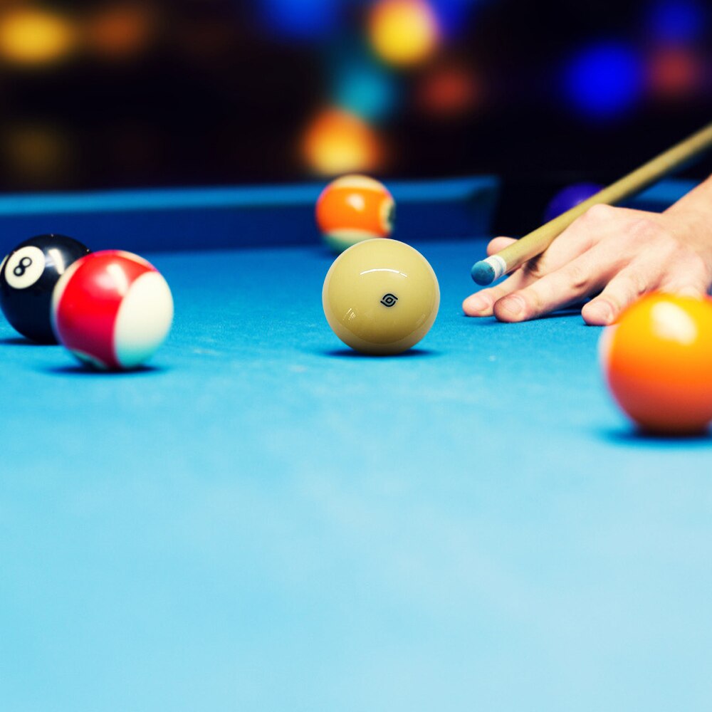 1Pcs Wit Cue Bal 57.2Mm Praktijk Standaard Indoor Levert Apparatuur Entertainment Tafel Ballen Set Cue Bal Biljart