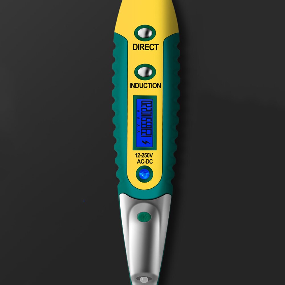 AC / DC Electric Test Pen 12 ~ 250V Digital Detektor Tester 143 5 * 26 mm