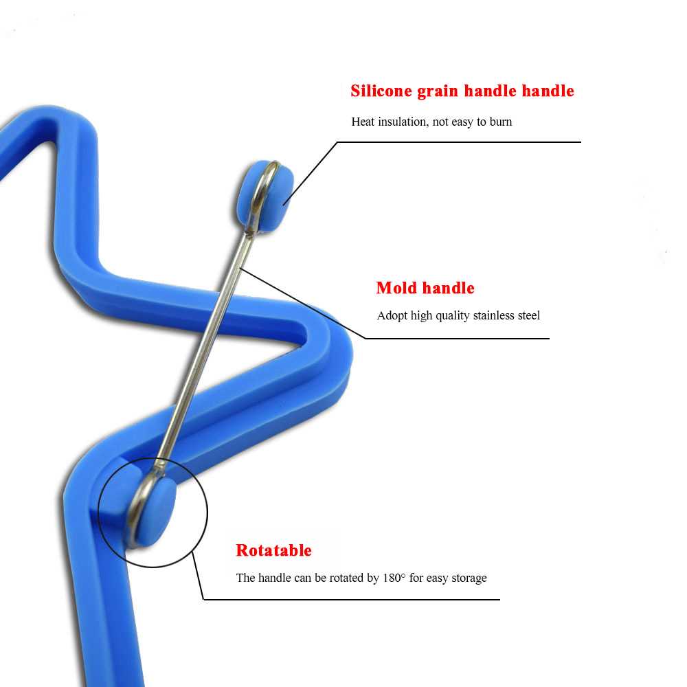 Silicone Fried Egg Pancake Ring Omelette Fried Eggs Star Shaped Eggs Mould For Cooking Gadgets For Kitchen