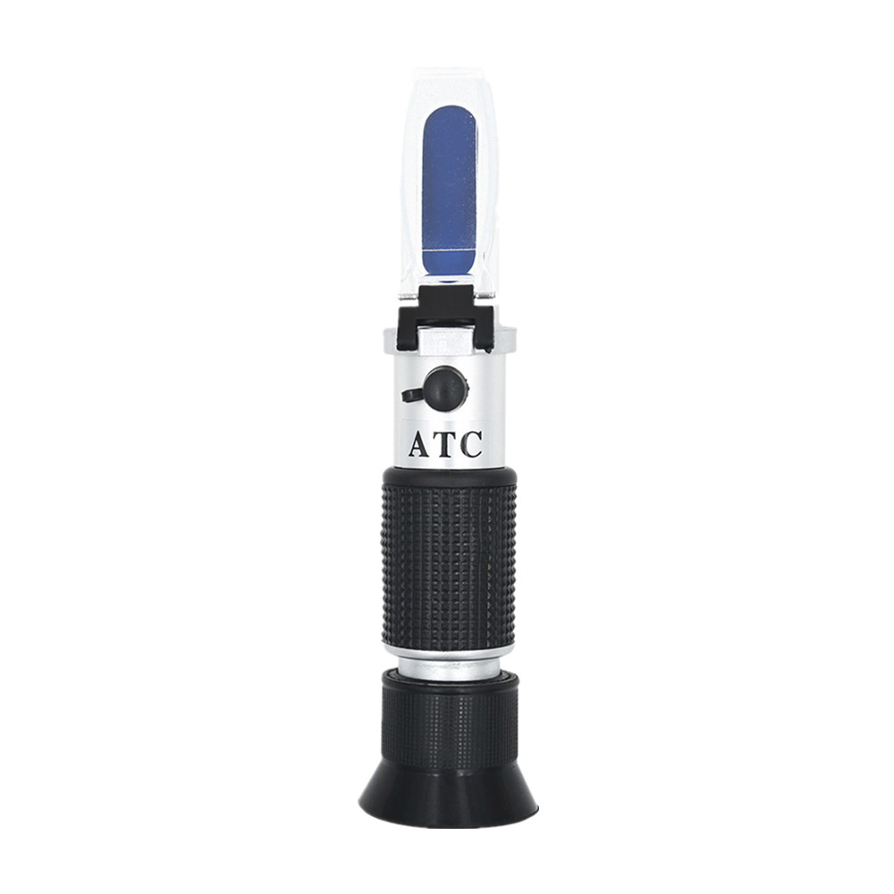 Glycol Refractometer Antivries Auto 1-1.4 Batterij Zuur Koelvloeistof Tester Tool Vloeistof Refractometer Tester Atc Met Doos: without Box
