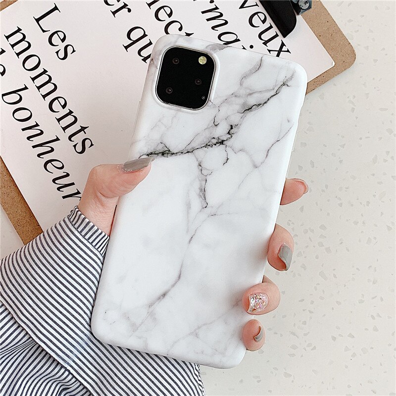 Matte Marble Case For Samsung Galaxy A51 Back Cover on Soft IMD Silicone Phone Coque For Samsung A51 Shell Skin Capa: 3