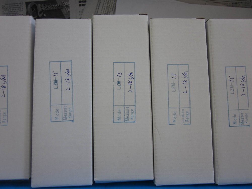 LZM-15 water flow meter liquid rotameter flowmeter flow sensor 2-18LPM / 0.5-5GPM