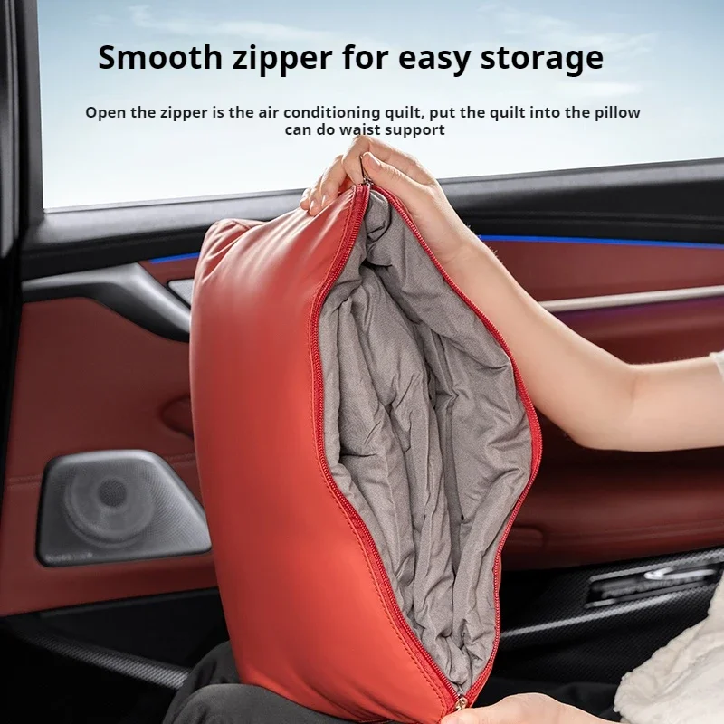 Manta multifuncional para coche, colcha, almohada, cojín de cintura, accesorios de decoración Interior, colcha de aire acondicionado para coche Haval