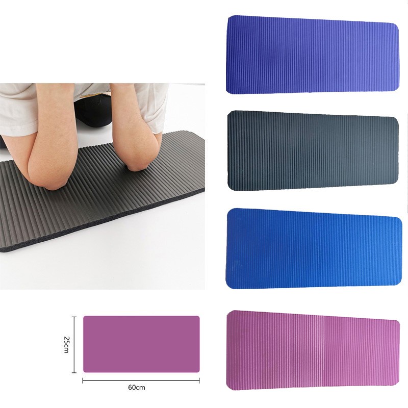 60x25x1.5cm Non Slip Yoga Knee Pad Thickened NBR Exercise Mat Portable Workout Cushion for Elbow Support Comfortable Fitness Pad