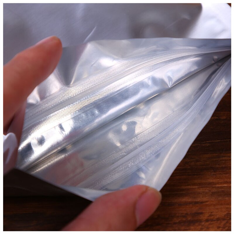 Aluminum Foil Zip Lock Bag Food Packaging Stand Up Mylar Pouch Heat Bag