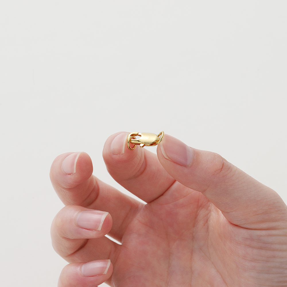 10 Uds. De latón chapado en oro de 14K/18K, cierre de langosta con 20 Uds. De anillos abiertos para saltar, Kits de accesorios DIY, conector para pulsera, fabricación de joyas