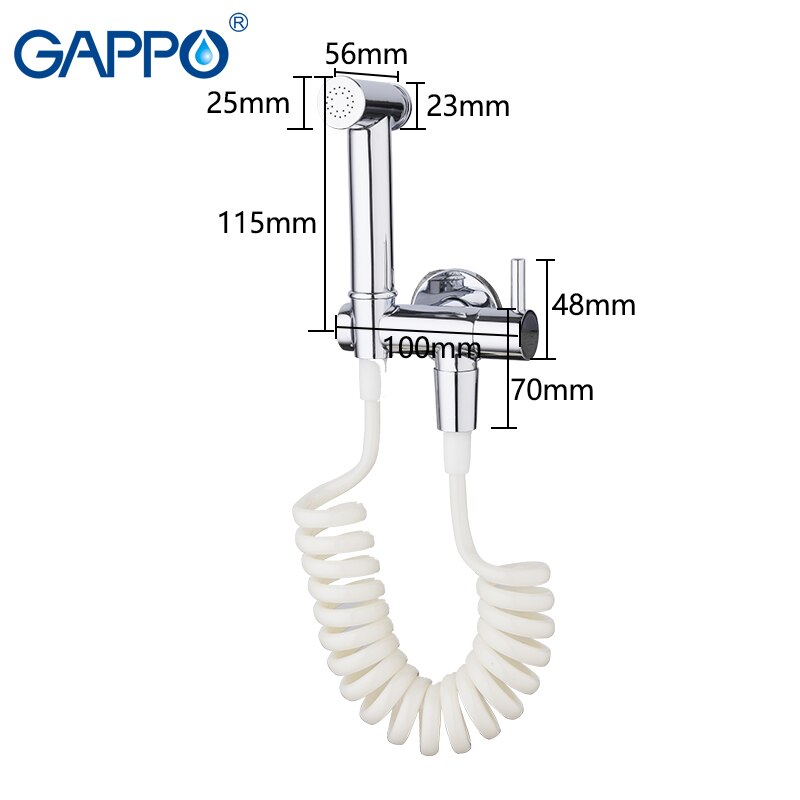 GAPPO Bidet kraan Bidet Draagbare kraan moslim wc mengkraan bidet wc Spuit bidet mengkraan Wall mounted wc Wasmachine