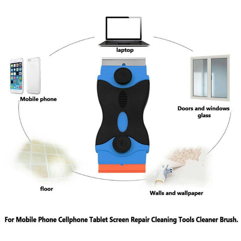 Multifunctionele chemische schraper, auto plastic folie schraper, mobiel scherm met folie mes gereedschap, telefoon lcd verwijdering grote lijm  q0 i 1