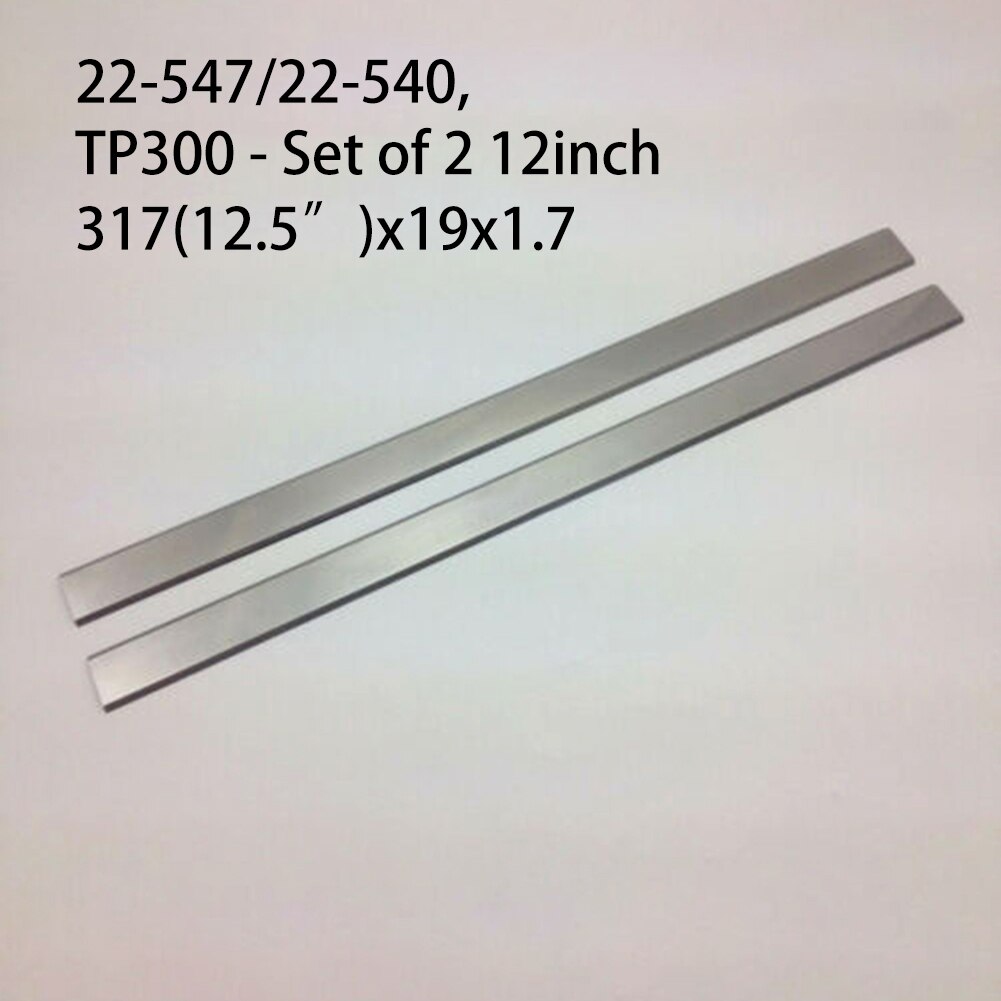 Replace Planer Knives Planer For Delta 22-540 TP300 2pcs 317X19X1.7mm Spare parts