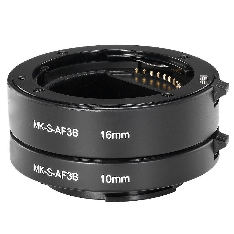 Meike Auto Focus Macro Extension Tube Ring voor Sony E-Mount A6300 A6500 A6000 A7 A7II A7III A7SII NEX-7 NEX-6 NEX5R NEX-3N NEX-5