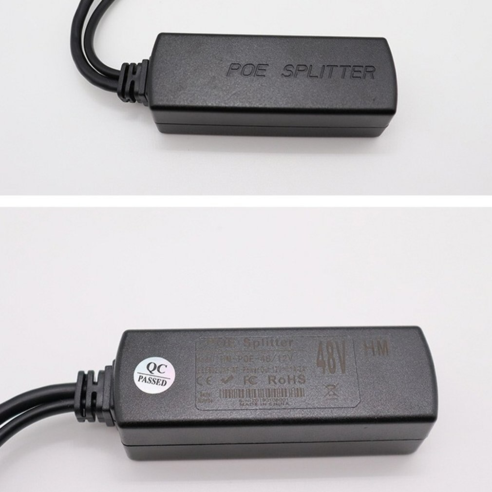 48V to 12V PoE Splitter Module 10/100MBPS Power Over Ethernet Splitter Adapter IP Camera Network Set-Top Boxes PoE Splitter
