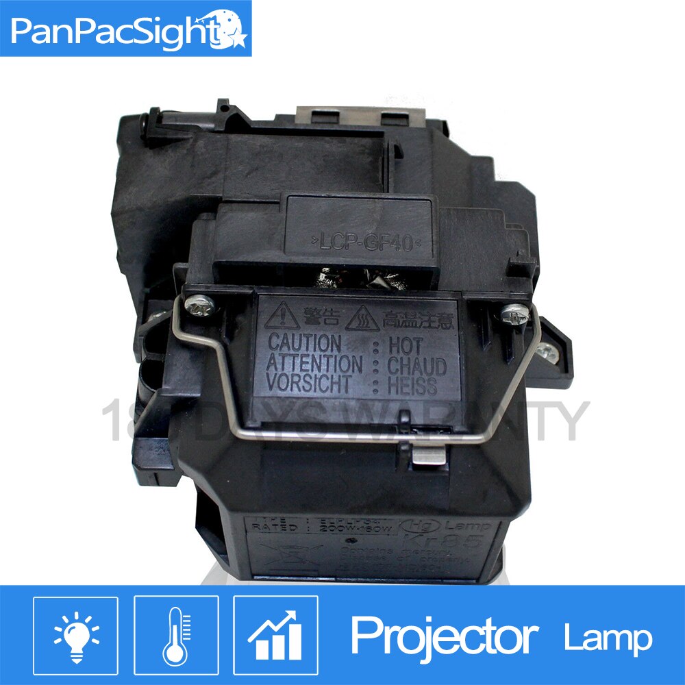 Projector lamp Bulb ELPLP58 for Epson EB-C250XS,EB-C250XC,EB-C250X, EB-C250W,EB-C250S,EB-X92EX3200,EX5200,EX7200