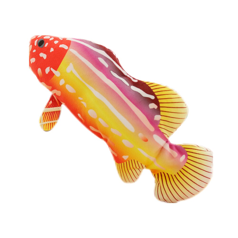 poisson électrique chat jouet réaliste en peluche mobile poisson cataire Kicker jouets électrique poisson jouet avec câble USB: I