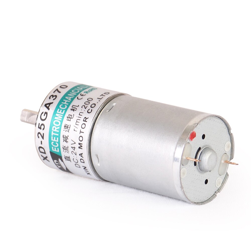 Durable 24V DC Motor 200R/Min Brush Motor XD-25GA370 Gear Motor For White Inks Mixer