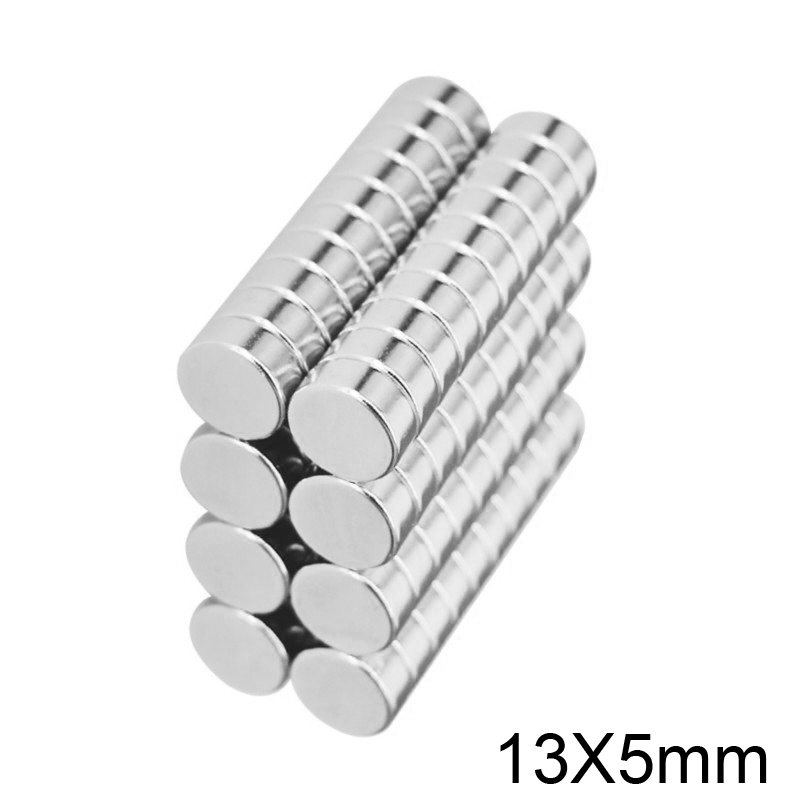 10/20/50/200 stk 13 x 5 mm neodym stærke magneter 13 mmx 5mm permanent rund magnet 13 x 5mm kraftige magnetiske magneter skive 13*5 mm