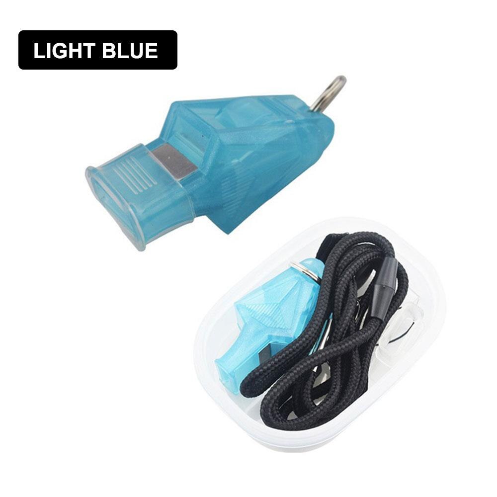 Survival Whistle Sports Referee Whistle Outdoors Sprint Basketball 4 Colors Four Pieces Playing Field Football: light blue