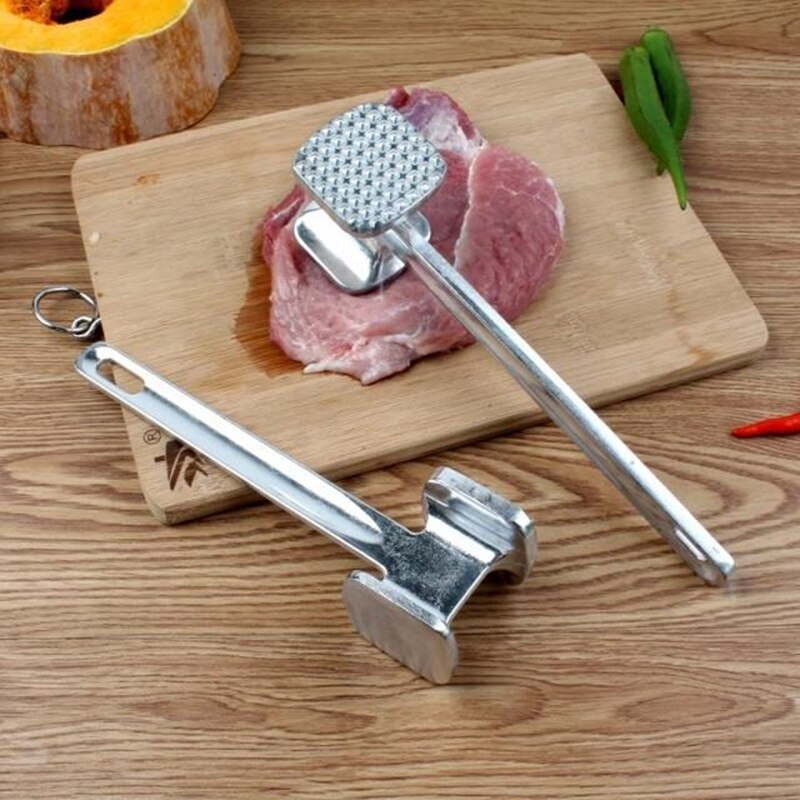 Martilleo martillo de carne suelto aguja para carne de aleación de aluminio de martillo para bistec carne martillo licitación aguja para carne de cerdo fila martillo herramienta: Default Title