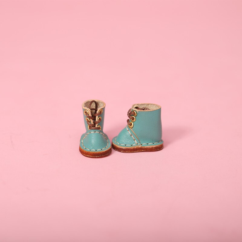 1/12bjd Bjd Poupée Chaussures Haut de gamme À La Main En Cuir De Vachette bottes Chaussures Pour Obitsu 11 OB11 Taille CGC Poupée 11cm Body9: A (8)