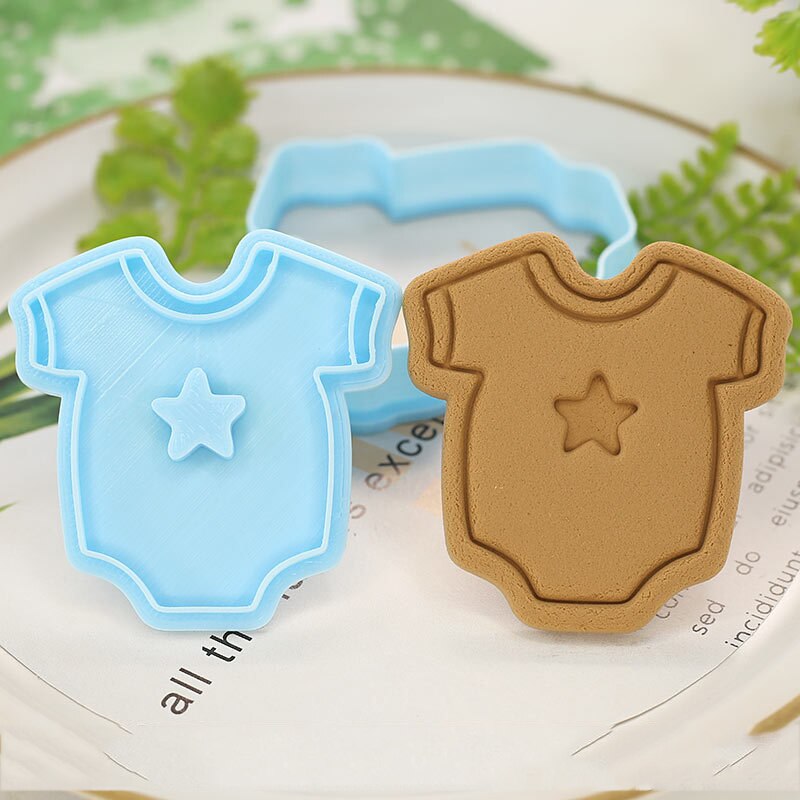 Cookie Cutter Biscuit Mold Cake Decoration Happy Birthday Baby Shower Cake Cookie Press Stamp Embosser Fondant Craft Cutter